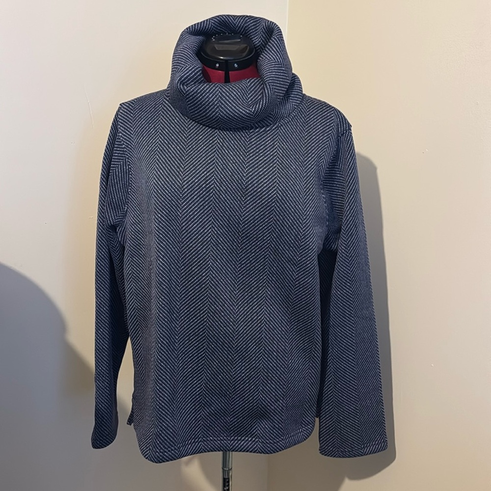 Long sleeve funnelneck pullover XXL J Crew Factory NWT